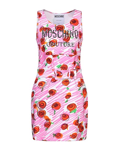 MOSCHINO Short dress Pink 100% Cotton