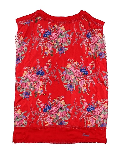 TWINSET Vestito Rosso 100% Seta, Viscosa