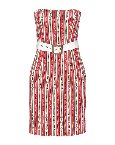 GIL SANTUCCI Short dress Red 91% Polyester, 9% Elastane