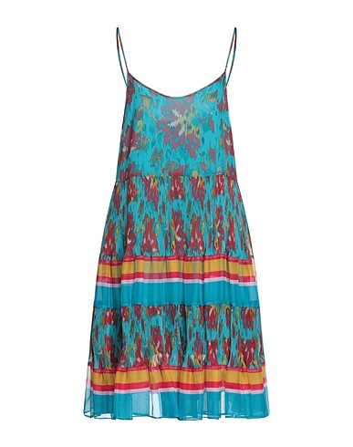 TWINSET Vestito corto Verde petrolio 100% Poliestere