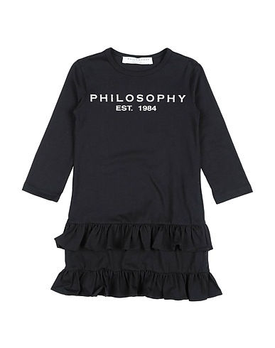 PHILOSOPHY di LORENZO SERAFINI Dress Black 100% Cotton