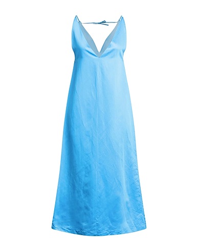 8PM Midi dress Azure 70% Viscose, 30% Linen