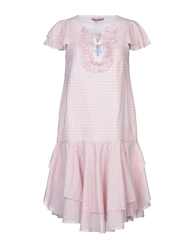 ROSÉ A POIS Midi dress Orange 100% Cotton