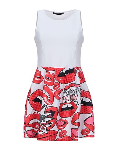 PHILIPP PLEIN Short dress White 100% Polyester