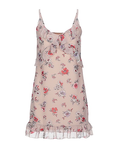 KAOS JEANS Short dress Taupe 100% Polyester