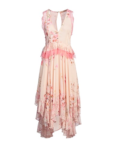 TWINSET Robe d’été Beige 100% Viscose, Polyamide
