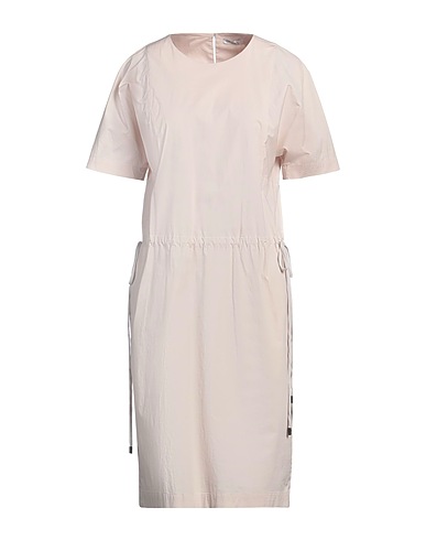 PESERICO Midi dress Cream 96% Cotton, 4% Elastane