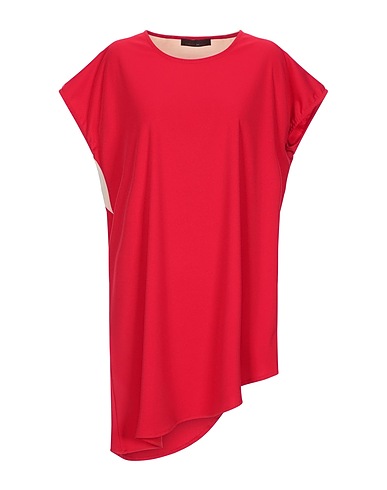 FRANKIE MORELLO Short dress Red 96% Polyester, 4% Elastane