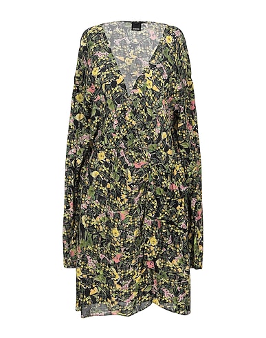 PINKO Short dress Military green 100% Viscose