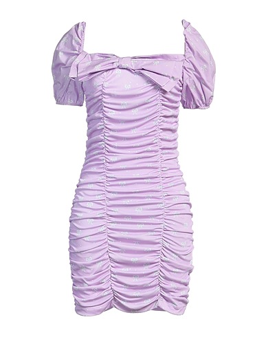 VIVETTA Short dress Lilac 100% Viscose, Cotton