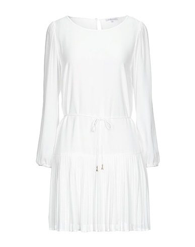PATRIZIA PEPE Pleated dress White 100% Polyester