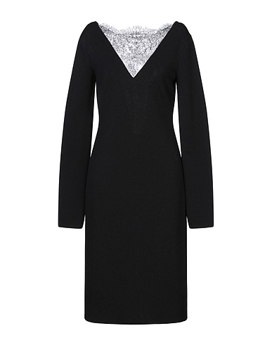 GIVENCHY Midi-Kleid Schwarz 79% Viskose, 19% Polyamid, 2% Elastan
