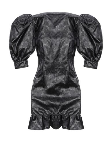 Shop Dundas Woman Mini Dress Black Size 10 Silk, Polyamide