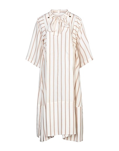 CHLOÉ Midi dress Ivory 100% Silk