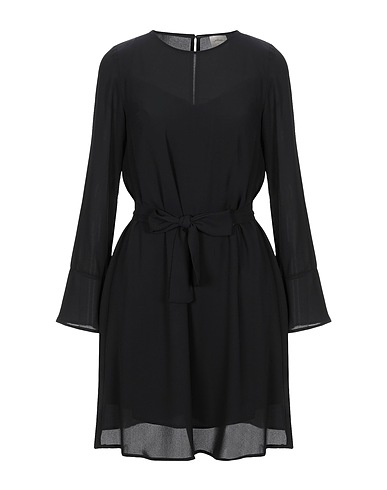 MERCI ITALIA Short dress Black 100% Polyester
