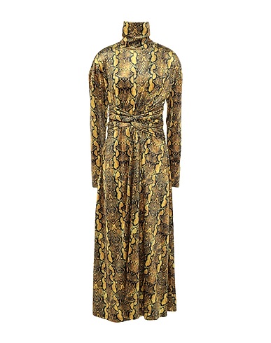 WEILI ZHENG Midi dress Marigold 95% Polyester, 5% Elastane