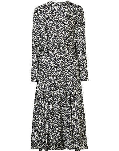 CALVIN KLEIN 205W39NYC Midi dress Black 100% Silk