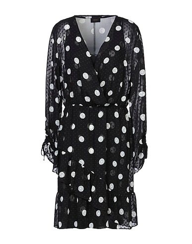 LIU •JO Midi dress Black 100% Polyester