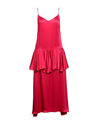 STELLA McCARTNEY Langes Kleid Purpur 64% Acetat, 36% Viskose