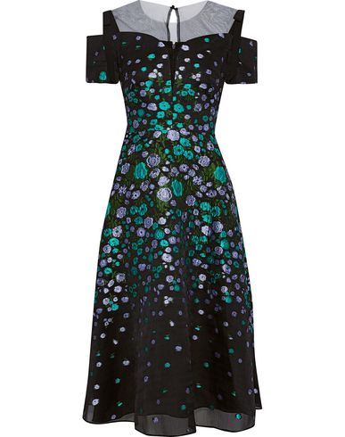 lela rose midi dress