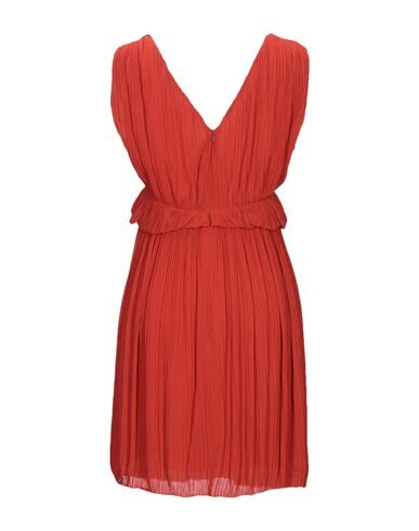 Shop Chloé Woman Mini Dress Rust Size 10 Viscose In Red