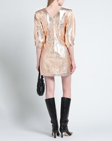 ISABEL MARANT ISABEL MARANT WOMAN MINI DRESS COPPER SIZE 4 LAMBSKIN 15009175QC 5
