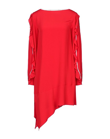 8PM Vestito corto Rosso 69% Acetato, 31% Seta, Poliestere
