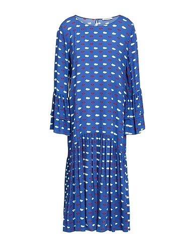 VIVETTA Vestito midi Blu 100% Viscosa
