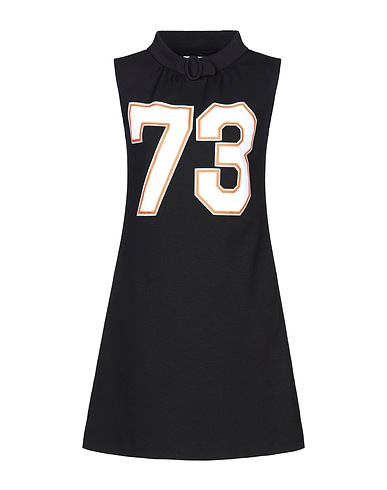 MOSCHINO Short dress Black 80% Cotton, 11% Polyamide, 9% Elastane