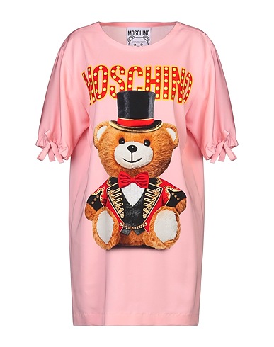 MOSCHINO Short dress Pink 98% Viscose, 2% Other Fibres