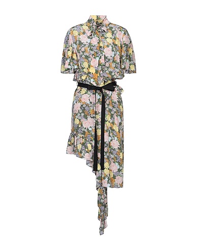 ROKH Shirt dress Green 100% Silk