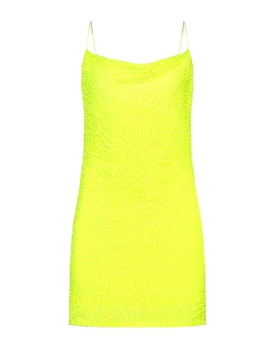 ALICE + OLIVIA Sequin dress Yellow 91% Nylon, 9% Elastane, Polyester