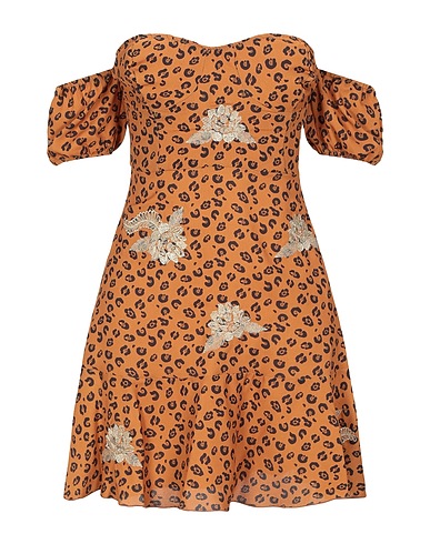 CHIARA FERRAGNI Short dress Brown 100% Polyester