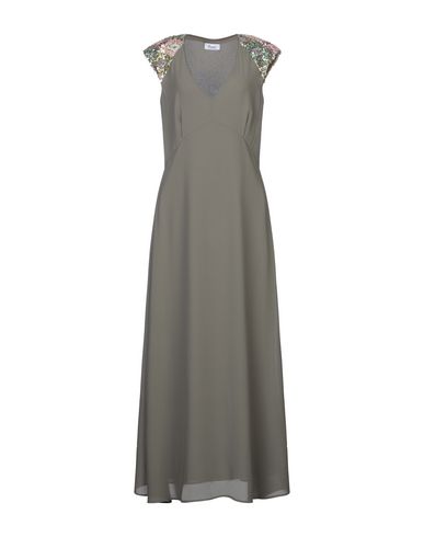 Hopper Long Dress In Military Green