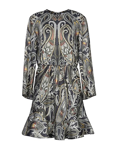 CHLOÉ Short dress Midnight blue 84% Silk, 16% Polyamide