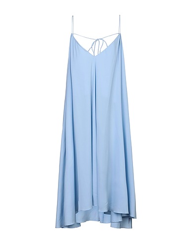 WEILI ZHENG Midi dress Sky blue 100% Polyester