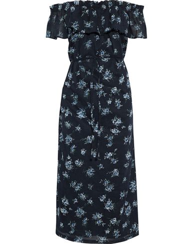 Current Elliott Midi Dress In Dark Blue