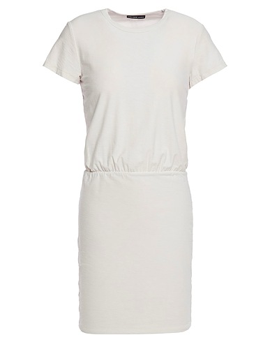 JAMES PERSE Sheath dress Light grey 94% Cotton, 6% Lycra®