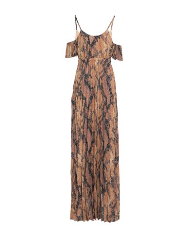 Just Cavalli Long Dresses In Brown
