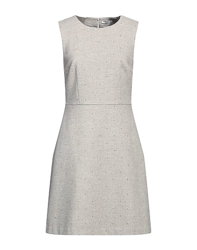 PESERICO Vestito da ufficio Grigio 50% Poliestere, 21% Viscosa, 20% Lana, 7% Poliammide, 2% Elastan