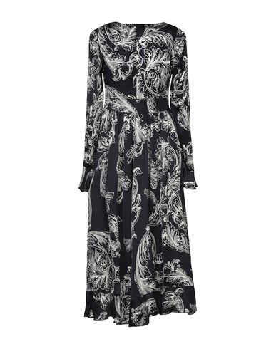Shop Stine Goya Woman Midi Dress Midnight Blue Size S Viscose In Dark Blue