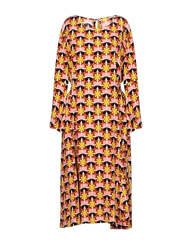 19.70 NINETEEN SEVENTY Vestito midi Rosa 100% Viscosa