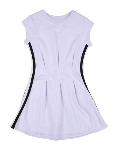 white dkny dress