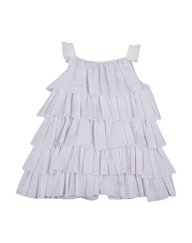 MARIUCCIA Vestito Baby  Bianco 98% Cotone, 2% Fibra di metallo