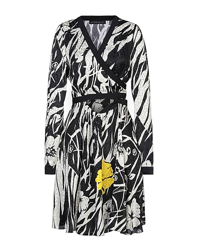 ETRO Short dress Black 100% Silk, Viscose