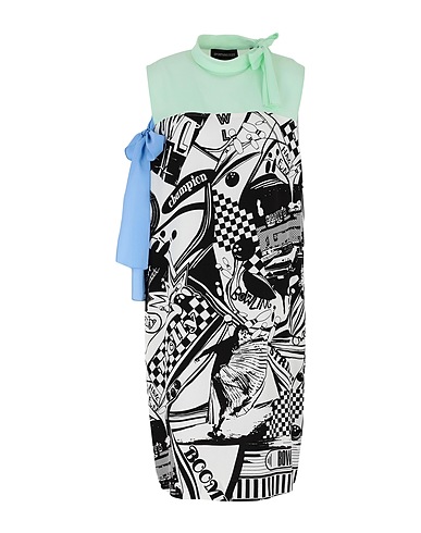 SPORTMAX CODE Short dress Ivory 100% Polyester, Viscose, Lyocell, Linen