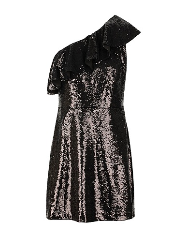 MICHAEL MICHAEL KORS One-shoulder dress 1 SHLD SEQUIN DRESS Black 100% Polyester