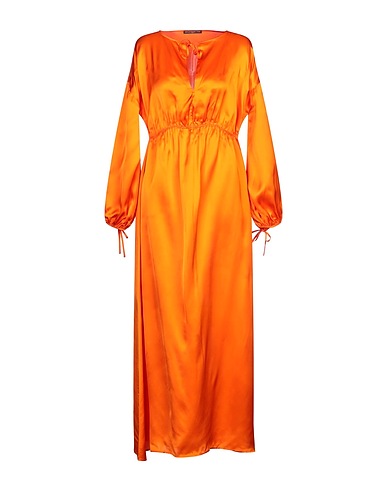 DEPARTMENT 5 Long dress Orange 100% Viscose