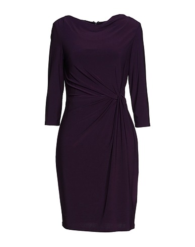 LAUREN RALPH LAUREN Kurzes Kleid Pflaume 95% Polyester, 5% Elastan
