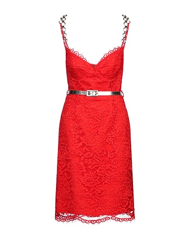 GIL SANTUCCI Midi dress Coral 100% Polyester